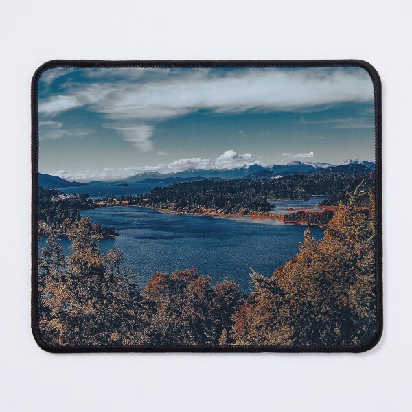 Item preview, Nahuel huapi national park aerial view, bariloche, rio negro, argentina designed and sold by DFLC Prints.
