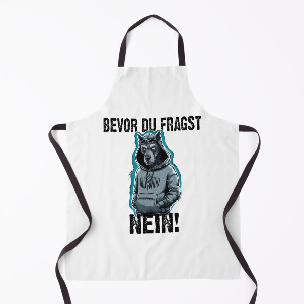 Item preview, Bevor Du Fragst Nein - Wütender cooler Hund - lustiges Zitat designed and sold by Smix Pixels.