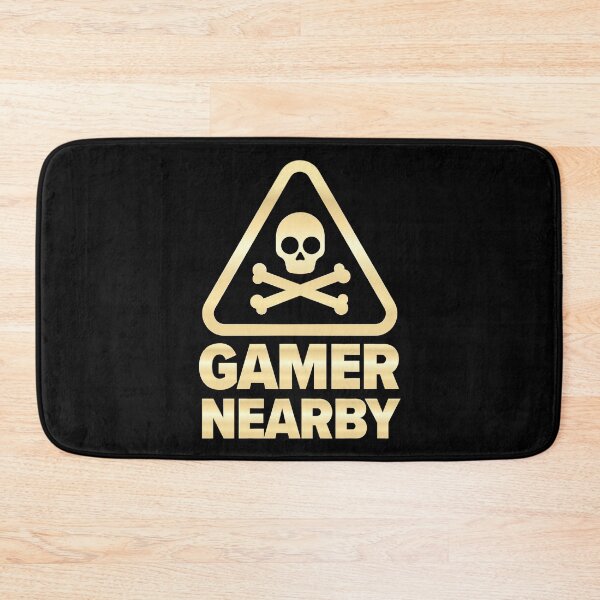 Item preview, Gamer Nearby Warning - Funny Gaming Design designed and sold by Kubala Designs.