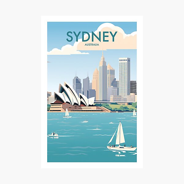 Item preview, SYDNEY designed and sold by MarkedArtPrints.