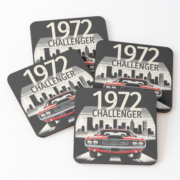Item preview, 1972 Challenger Classic Muscle Car designed and sold by CreepyCornerArt.