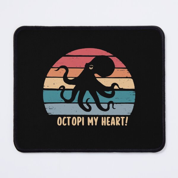 Item preview, Octopi My Heart! – Retro Octopus Silhouette Design designed and sold by CircinusStore.