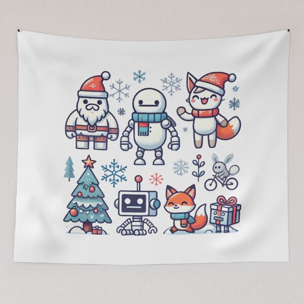 Item preview, Holiday Cheer - Cute Christmas Characters designed and sold by MJShop18.
