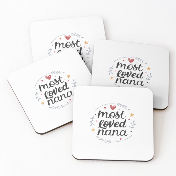 Item preview, Most Loved Nana - Heartwarming Gift for Grandmothers designed and sold by Colorful-Garden.