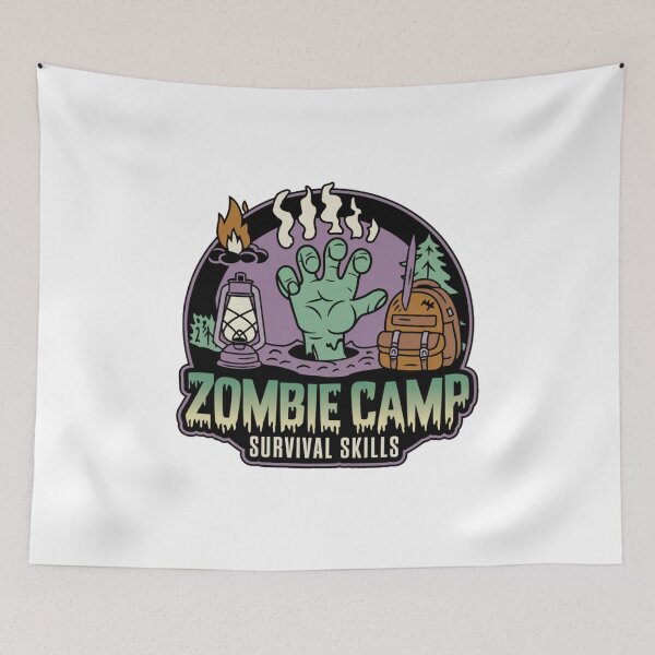 Item preview, Zombie Camp: Survival Skills designed and sold by OldSchoolRetro.