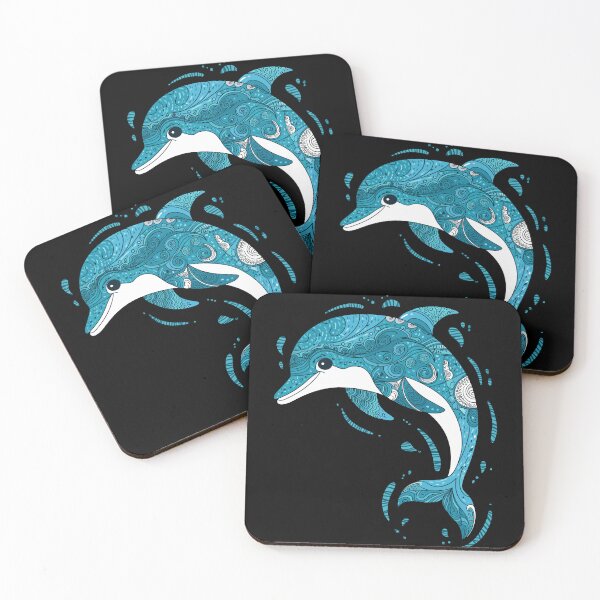 Item preview, Whimsical Dolphin Art Perfect for Sea Lovers designed and sold by InsanseCreation.