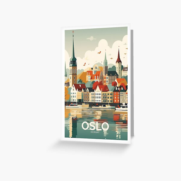 Aperçu de l'œuvre OSLO créée et vendue par MarkedArtPrints.