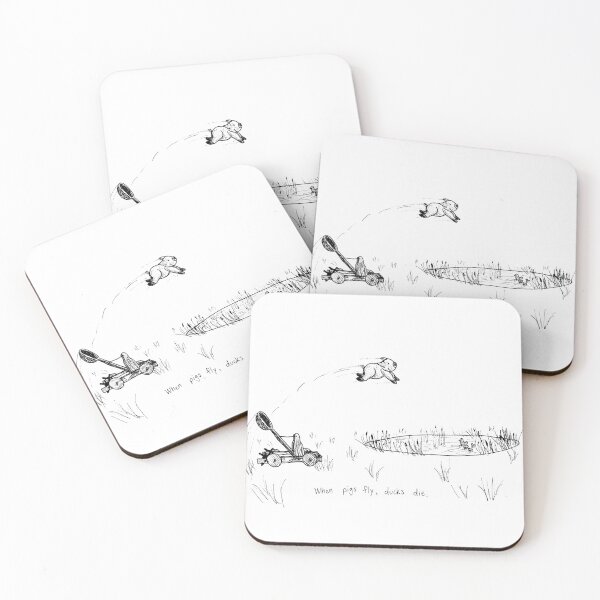 Item preview, When Pigs Fly, Ducks Die designed and sold by Inkwell Inspirations.