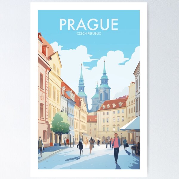 PRAGUE Traditional Poster