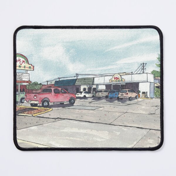 Item preview, Hub City Diner Watercolor Painting designed and sold by EasyPrints337.