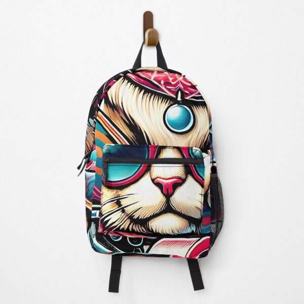 Item preview, Cool Skateboarding Cat in Street Style Art designed and sold by DrawHandArt.