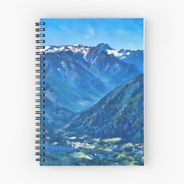 Item preview, Cascade Mountains Leavenworth (Impressionist) designed and sold by flyscenicair.