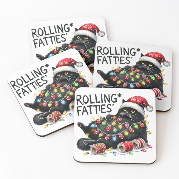 Item preview, Rolling Fatties Cat designed and sold by vectcd.