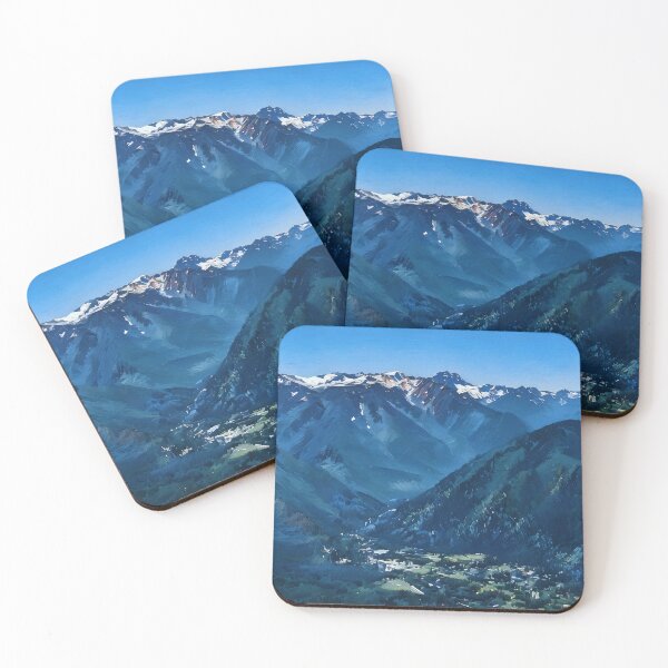 Item preview, Cascade Mountains Leavenworth (Oil Painting) designed and sold by flyscenicair.