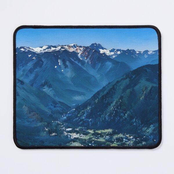 Item preview, Cascade Mountains Leavenworth (Oil Painting) designed and sold by flyscenicair.