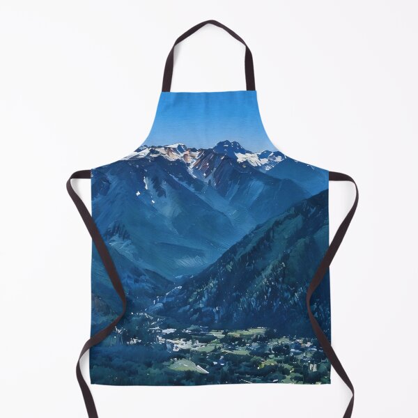 Item preview, Cascade Mountains Leavenworth (Oil Painting) designed and sold by flyscenicair.