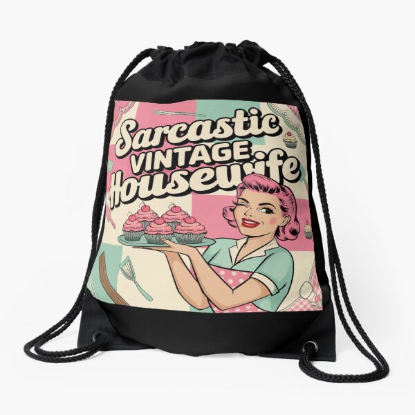 Item preview, Sarcastic Vintage Housewife designed and sold by Mateusz Majcherek.