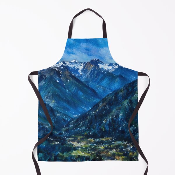 Aperçu de l'œuvre Les Cascades de Leavenworth (pastel) créée et vendue par flyscenicair.