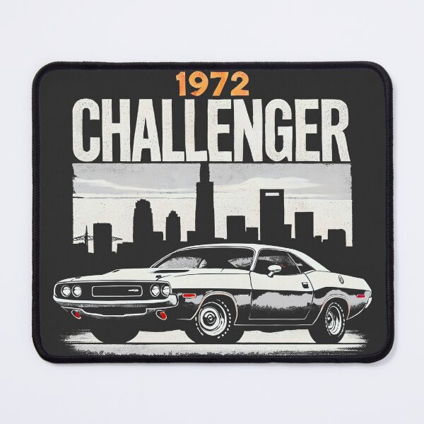 Item preview, 1972 Challenger Classic Muscle Car designed and sold by CreepyCornerArt.