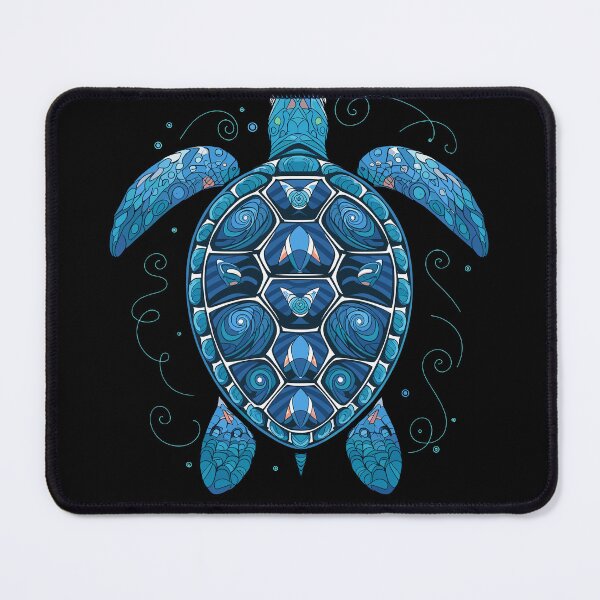 Item preview, Oceanic Blue Sea Turtle Artwork designed and sold by InsanseCreation.