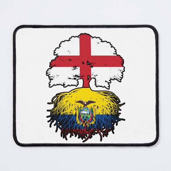 Item preview, Ecuador Ecuadorian English England Tree Roots Flag designed and sold by FlagX.