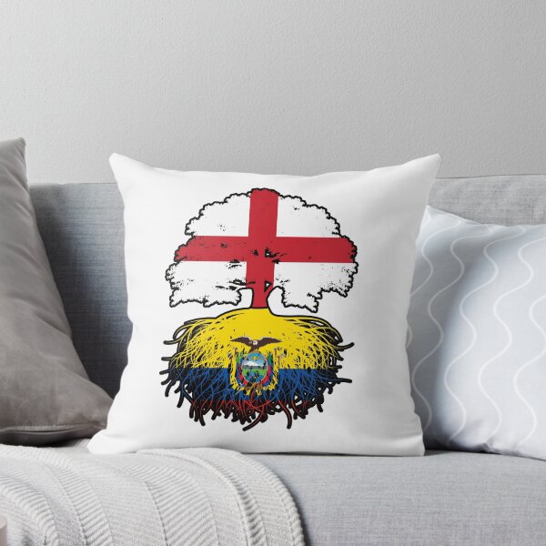 Item preview, Ecuador Ecuadorian English England Tree Roots Flag designed and sold by FlagX.