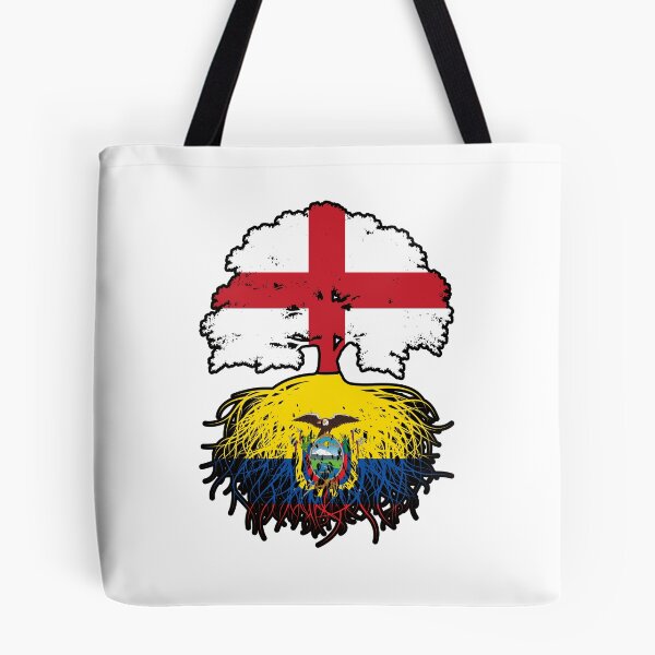 Item preview, Ecuador Ecuadorian English England Tree Roots Flag designed and sold by FlagX.
