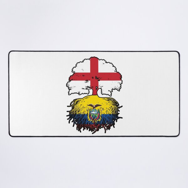 Item preview, Ecuador Ecuadorian English England Tree Roots Flag designed and sold by FlagX.