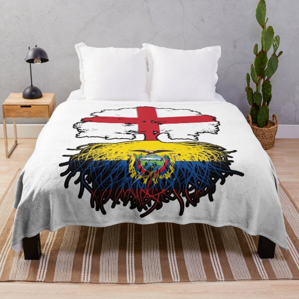 Item preview, Ecuador Ecuadorian English England Tree Roots Flag designed and sold by FlagX.
