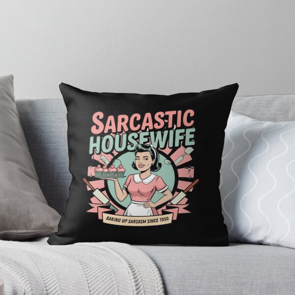 Item preview, Sarcastic Vintage Housewife designed and sold by Mateusz Majcherek.
