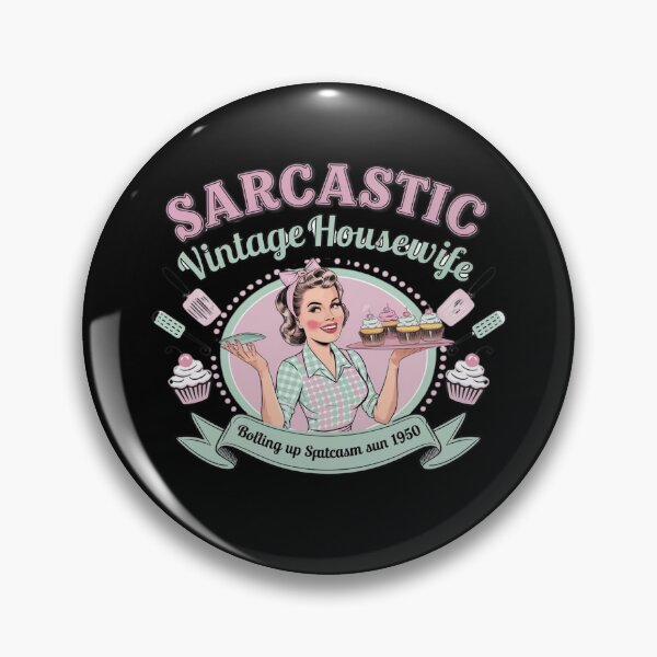 Item preview, Sarcastic Vintage Housewife designed and sold by Mateusz Majcherek.