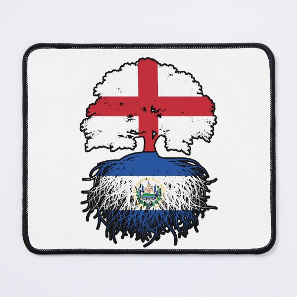Item preview, El Salvador Salvadoran English England Tree Roots Flag designed and sold by FlagX.