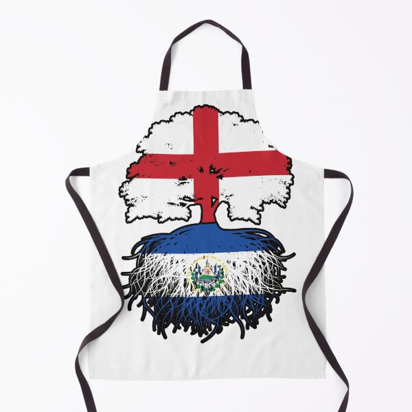 Item preview, El Salvador Salvadoran English England Tree Roots Flag designed and sold by FlagX.