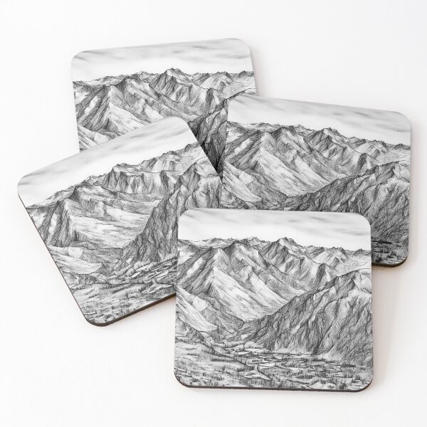 Item preview, Cascade Mountains Leavenworth (Sketch) designed and sold by flyscenicair.
