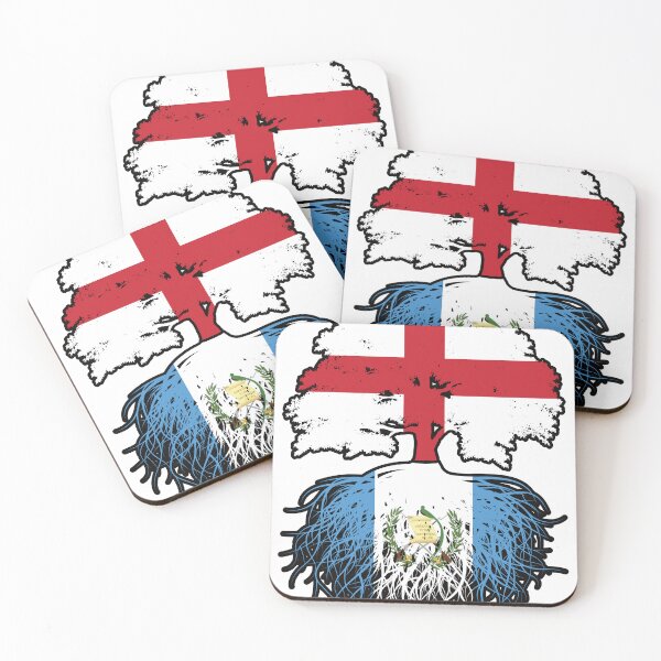 Item preview, Guatemala Guatemalan English England Tree Roots Flag designed and sold by FlagX.