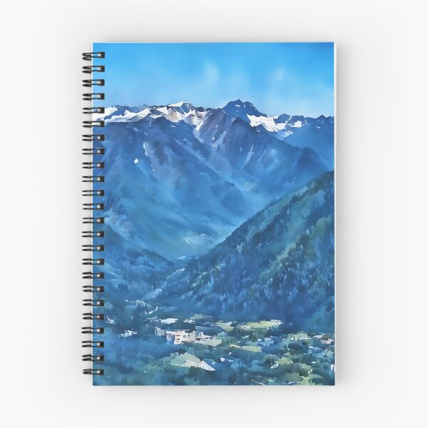 Item preview, Cascade Mountains Leavenworth (Watercolor) designed and sold by flyscenicair.