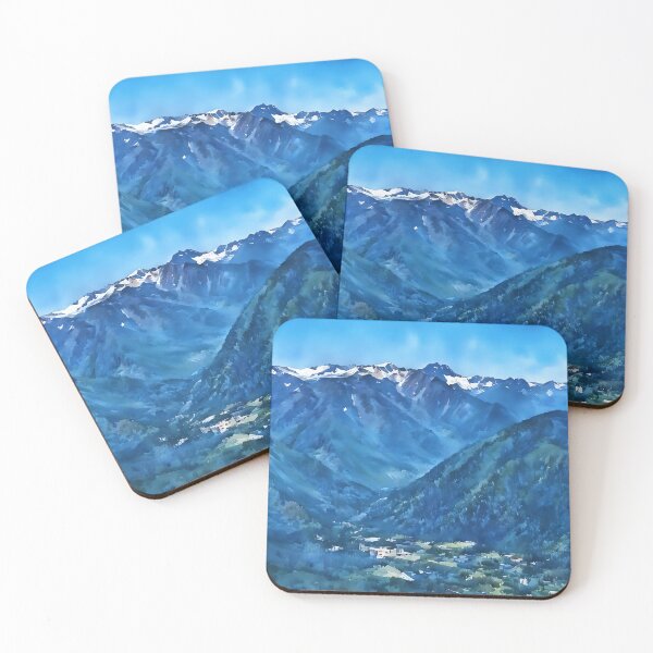 Item preview, Cascade Mountains Leavenworth (Watercolor) designed and sold by flyscenicair.