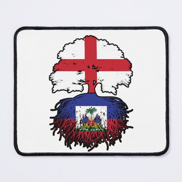 Item preview, Haiti Haitian English England Tree Roots Flag designed and sold by FlagX.