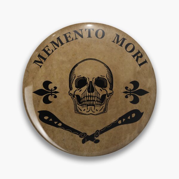 Item preview, Memento mori skull remember your death latin quote designed and sold by Alexaltay.