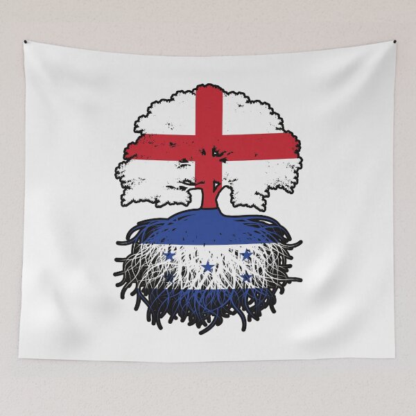 Item preview, Honduras Honduran English England Tree Roots Flag designed and sold by FlagX.