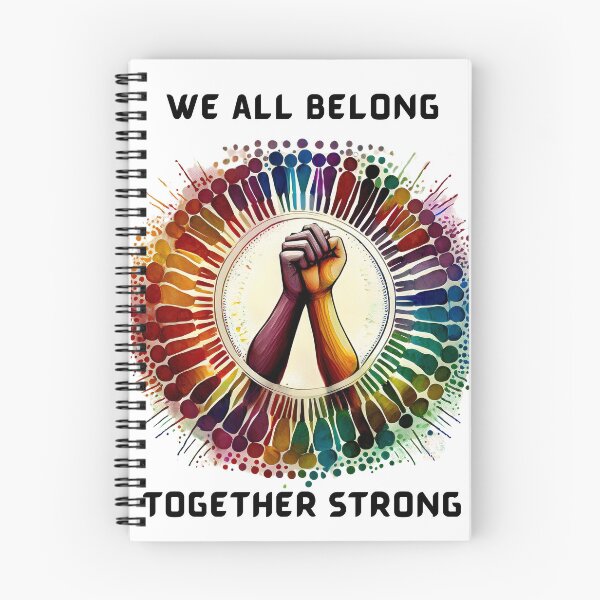 Item preview, We all belong, together strong designed and sold by anointedhelp.