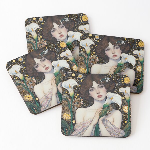 Item preview, The Girl and the Calla flowers 4 designed and sold by aleksandr13.