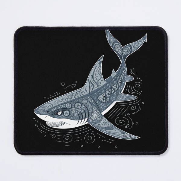 Item preview, Intricate Shark Design for Nature Lovers designed and sold by InsanseCreation.