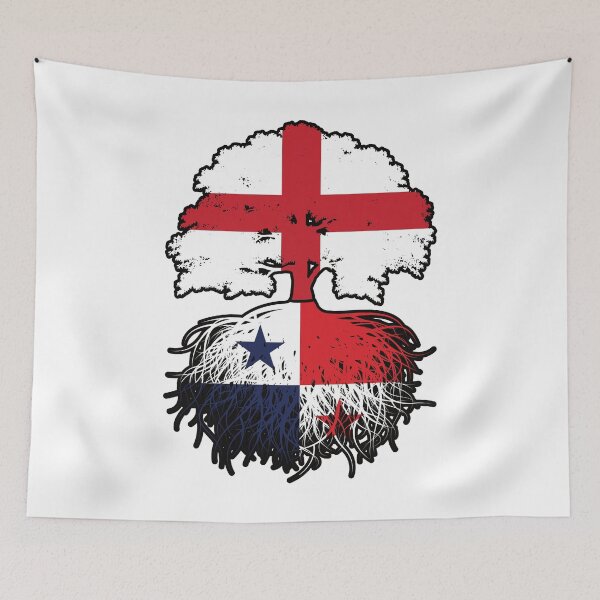 Item preview, Panama Panamanian English England Tree Roots Flag designed and sold by FlagX.