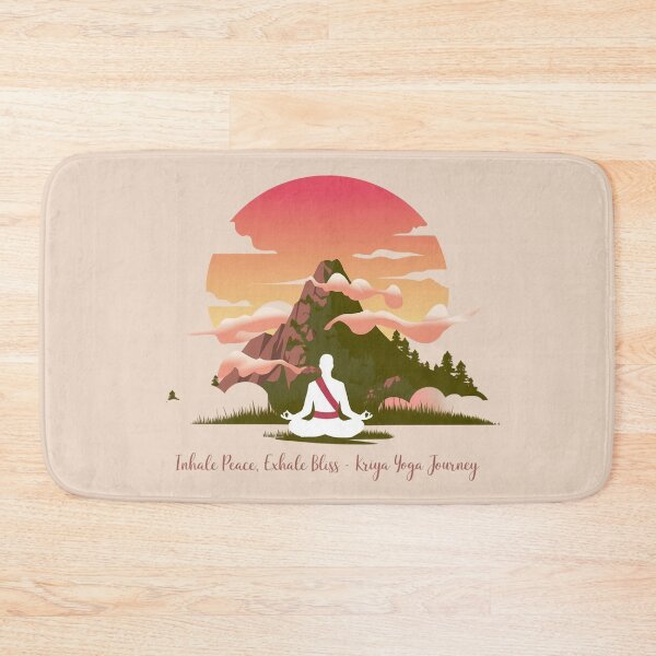 Artikelvorschau, Einatmen Frieden Ausatmen Glückseligkeit Kriya Yoga Reise entworfen und verkauft von Situstshirts.