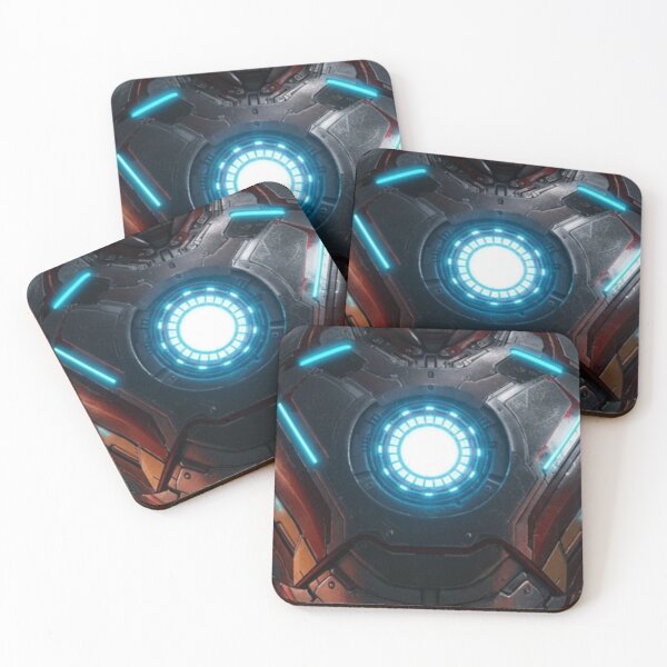 Item preview, Futuristic Superhero Armor with Glowing Reactor Core designed and sold by AmberHorizon7.