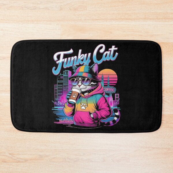 Item preview, Funky cat designed and sold by JansenGS.