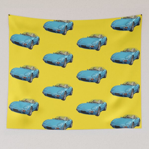 Item preview, Glossy blue rx against a yellow void a designed and sold by kahida.