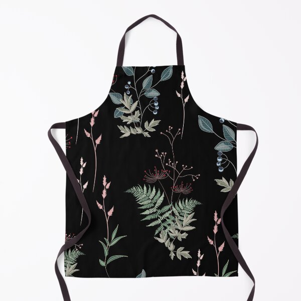 Item preview, Pattern with wild meadow flowers, herbs, grasses, leaves and branch of berries. designed and sold by MatyKotiv.