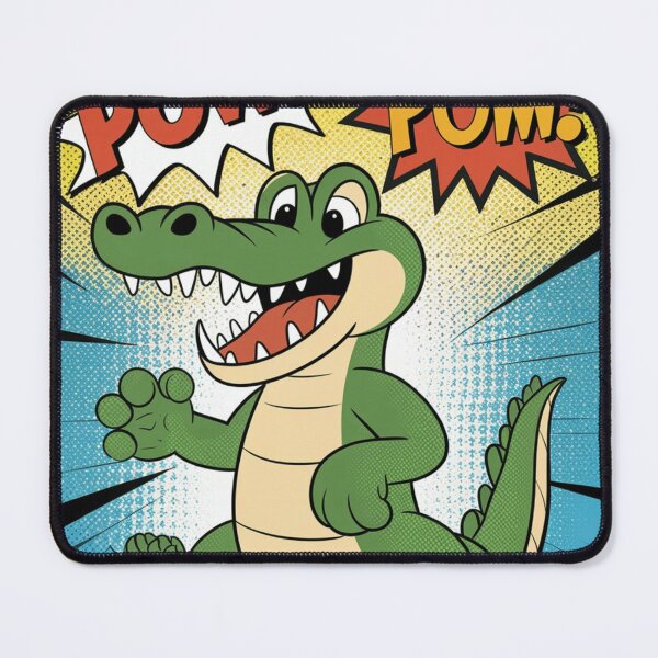 Item preview, Comic-Style Alligator Artwork designed and sold by Nagikseyanart.